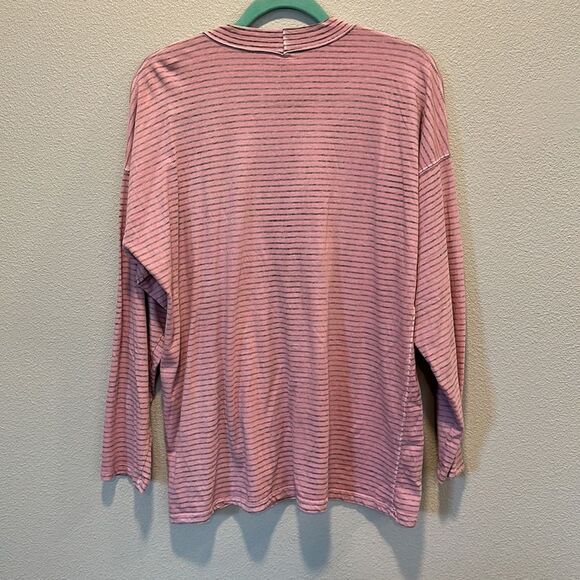 We The Free Free People Mock Neck Long Sleeve Top Sz S - Picture 3 of 4